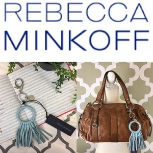 NWT Rebecca Minkoff “Hippie” Key Fob in Sky Blue